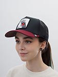 Бейсболка GOORIN BROTHERS арт. 101-0482 (черный / бордовый)